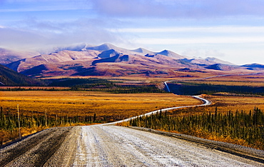 Dempster Highway and Richardson Mountains, Yukon