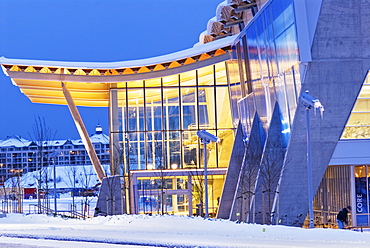 Exterior of Richmond Olympic Oval, speed skating venue for the 2010 Olympic and Paralympic Winter Games, Richmond, British Columbia