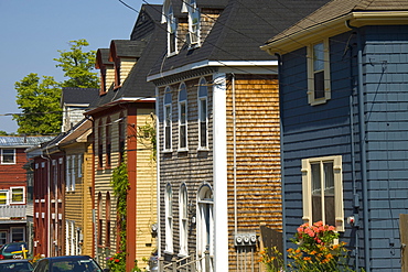 Colourful homes, Charlottetown, Prince Edward Island