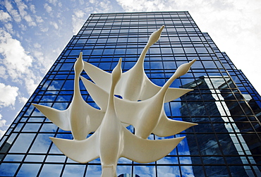 Western Spirit statue of Canadian Geese, Regina, Saskatchewan