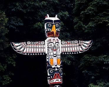 Totem Pole, Stanley Park, Vancouver, British Columbia