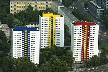 Panoramic view from the Television Tower, Berlin, Germany