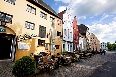 Lohberg place, Wismar, Germany