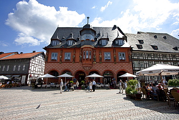 Hotel Kaiserworth, located in the former Guild House on the Marktplatz (Market Place), Goslar, Germany