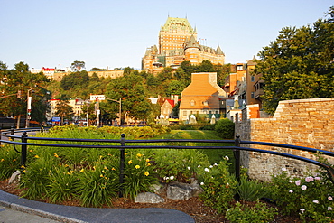 Quartier Petit-Champlain and Chateau Frontenac, Quebec City, Quebec