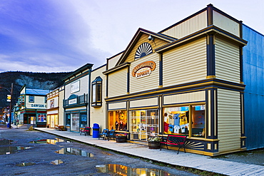 Houses on Front Street, Dawson City, Yukon