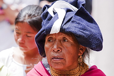 Old Otavaleua Woman, Otavalo, Imbabura, Ecuador