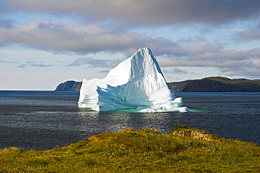 Iceberg floats in Trinity Bay off the Bonavista Peninsula of Eastern Newfoundland