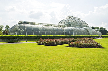 Palm House at Royal Botanic Gardens, Kew, Surrey, England, United Kingdom