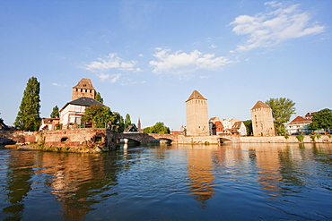 Ponts-Couverts with medieval watchtowers, Strasbourg, France