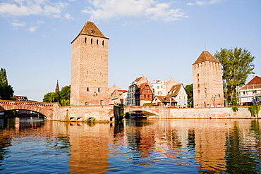 Ponts-Couverts with medieval watchtowers, Strasbourg, France