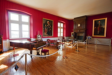 Music room of the Chuteau de Amboise, Amboise, France