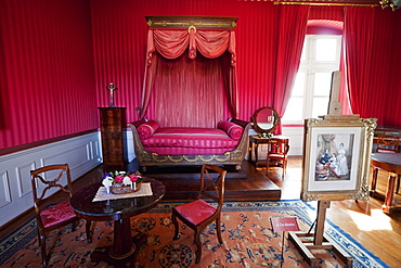 Louis-Philippe Bedchamber in the Chuteau de Amboise, Amboise, France