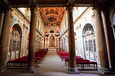 Chappelle de la Trinitu (Trinity Chapel) in the Palace of Fontainebleau, Fontainebleau, Seine-et-Marne, France