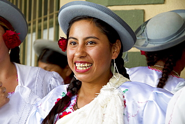 Chapaca at the festivities of the Dia de las Comadres during the Carnaval Chapaco, Tolomosa, Tarija, Bolivia