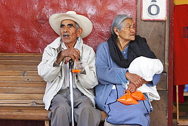 Old couple, Putzcuaro, Michoacun, Mexico