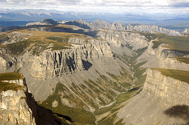 Part of Nahanni Karstlands, a series of plateaus and canyons along the Nahanni River, Northwest Territories