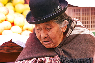 Aymara woman, La Paz, Bolivia