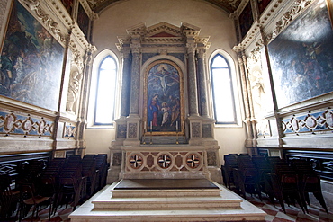 Baroque painting in the Duomo (Cathedral), Vicenza, Italy