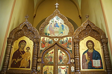 Altar at the St. Parasceve's Orthodox Church, Vilnius, Lithuania