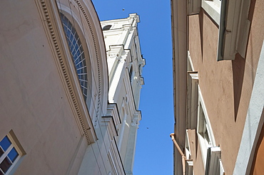 The bell tower of the Church of St. John, Vilnius, Lithuania