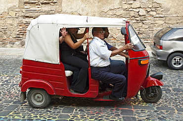 Auto rickshaw, Antigua, Sacatepuquez, Guatemala