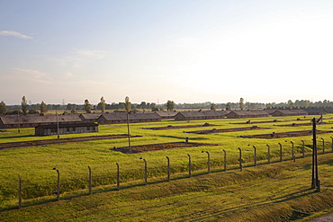 Men's barracks, Auschwitz-Birkenau Concentration Camp, Oswiecim, Malopolska, Poland