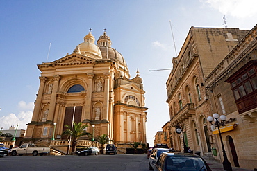 The Rotunda Church, dedicated to St. John The Baptist, Xewkija, Gozo Island, Malta