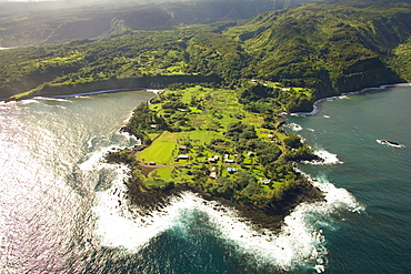 Hawaii, Maui, Keanae Peninsula along the road to Hana.