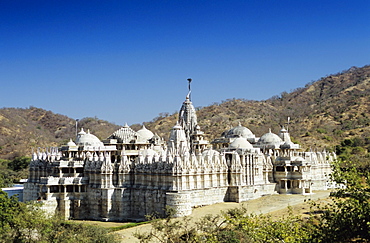 India, Rajasthan, Ranakpur, the Jain Temple of Ranakpur.