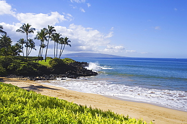 Hawaii, Maui, Wailea, Beautiful Ulua Beach.