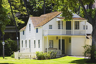 Hawaii, Oahu, Honolulu, Mission Houses Museum in the downtown Honolulu historic district