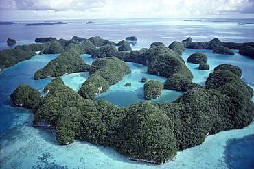 Palau, Rock Islands, aerial B1713