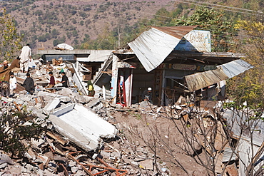 Bazaar Destroyed By The 8 October 2005 Earthquake, Chinari, Azad Kashmir, Pakistan