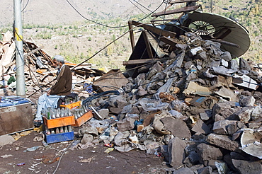 Bazaar Destroyed By The 8 October 2005 Earthquake, Chinari, Azad Kashmir, Pakistan