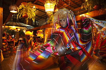 Parachicos Dance Performance At Las Pichanchas Restaurant, Tuxtla Gutierrez, Chiapas, Mexico