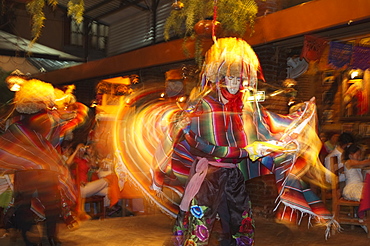 Parachicos Dance Performance At Las Pichanchas Restaurant, Tuxtla Gutierrez, Chiapas, Mexico