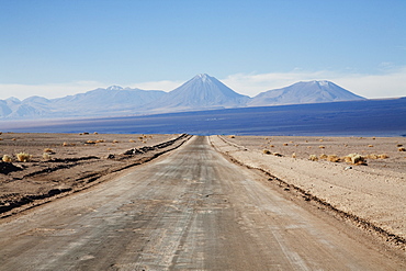 Licancabur Volcano, As Seen From The Highway Between San Pedro De Atacama And Toconao, Antofagasta Region, Chile