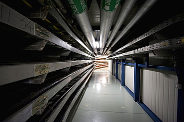 Service Tunnel Under The Control Room Of The Very Large Telescope Of The European Southern Observatory, Paranal, Antofagasta Region, Chile