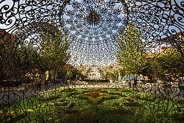 Tea Pavilion, sculpture by Joana Vasconcelos on display at the Cafesjian Museum of Art in the Yerevan Cascade, Yerevan, Armenia