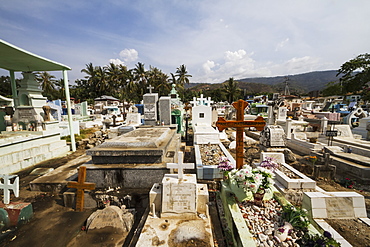 Tombs in the Santa Cruz Cemetery, Dili, East Timor