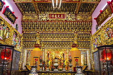 Main hall of the Lady Linshui Temple, Tainan, Taiwan