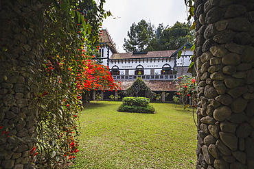 Gardens of the Ullen Sentalu Museum, Central Java, Indonesia