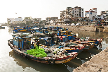 Old fishing harbour, Xiamen, Fujian Province, China