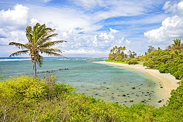 Twenty Mile Beach on the island of Molokai, Molokai, Hawaii, United States of America