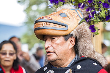 People at the Tlingit Celebration, Teslin, Yukon, Canada