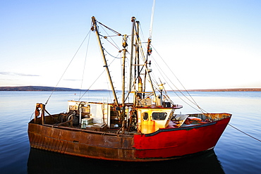 Old fishing vessel in the harbour, Digby, Nova Scotia, Canada