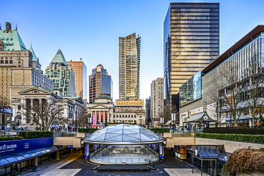 Robson Square Ice Rink, Vancouver, British Columbia, Canada