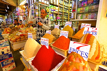 Spice Stall, Medina, Meknes, Morocco, North Africa, Africa