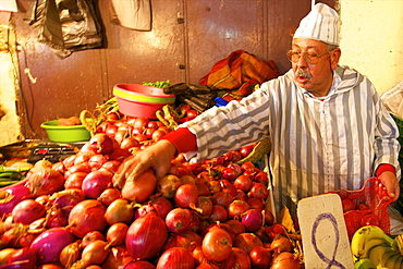 Fruit Stall, Medina, Fez, Morocco, North Africa, Africa